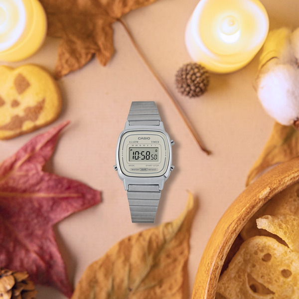 CASIO VINTAGE Mod. ICONIC MINI STEEL - CREAM