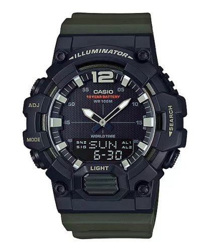 CASIO SPORT Mod. ILLUMINATOR Black - Army Green