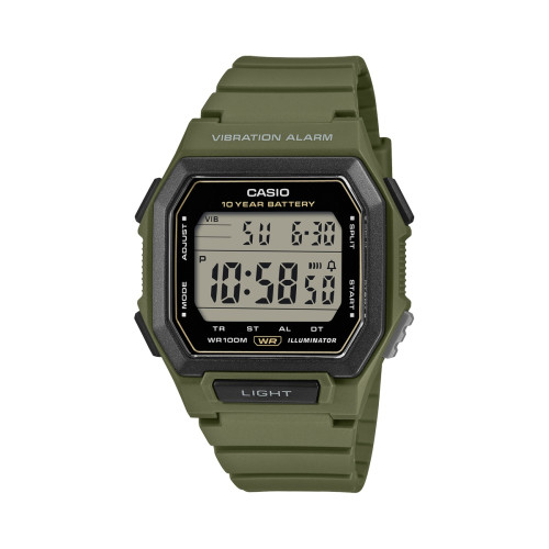 CASIO COLLECTION Mod. ILLUMINATOR 10 YEARS BATTERY - ARMY GREEN