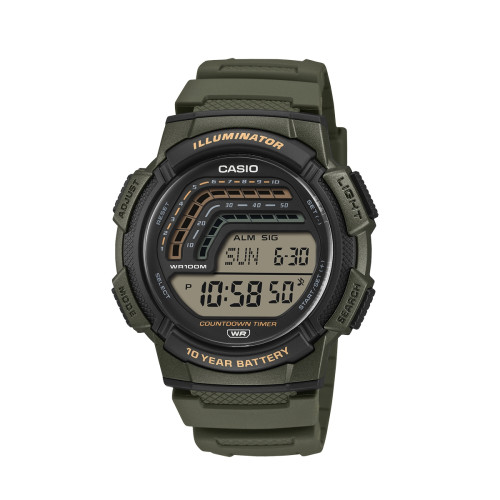 CASIO SPORT Mod. ILLUMINATOR - 10 YEARS BATTERY - GREEN