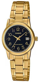 CASIO COLLECTION Mod. LADY DATE, GOLD - BLACK