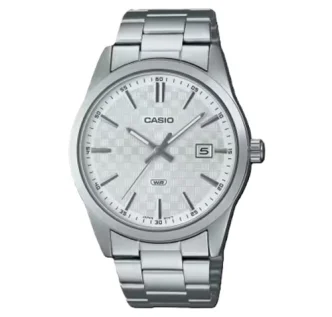 CASIO COLLECTION Mod. DATE - CARBON LOOK - SILVER