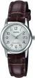 CASIO COLLECTION Mod. LADY DATE SILVER, LEATHER - ARGENTEE