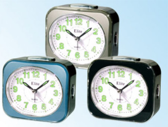 ELITE SVEGLIA ANALOGICA NERA / BLACK ALARM CLOCK
