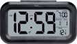 ELITE Sveglia digitale con luce LED automatica (sensore crepuscolare) - NERO - Digital alarm clock with automatic LED light (twilight sensor) - BLACK