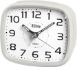 ELITE Sveglia silent con luce LED e snooze - BIANCO - Silent alarm clock with LED light and snooze - WHITE