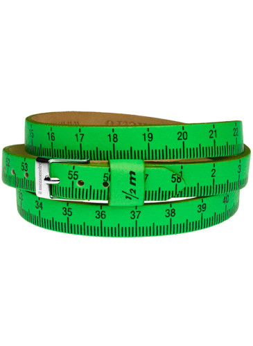 Il MEZZOMETRO Mod. FLUO - Bracciale in pelle/leather bracelet
