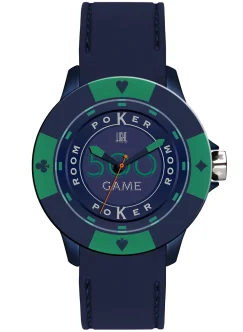 LIGHT TIME Mod. POKER - Blue / Green