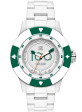 LIGHT TIME Mod. POKER - White / Green