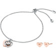 MICHAEL KORS PREMIUM SILVER COLLECTION Mod. MKC1257AN931 Special Pack + Earring