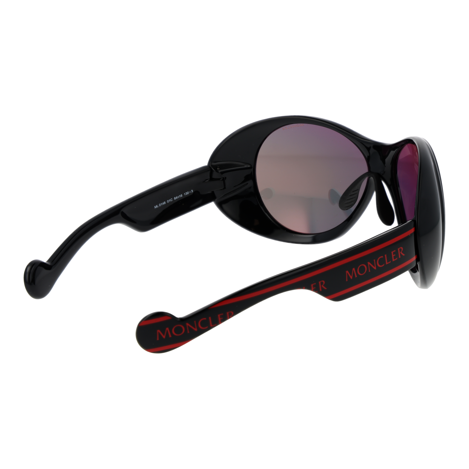MONCLER SUNGLASSES Mod. BLACK & RED OVAL ***SPECIAL PRICE***