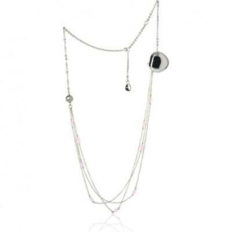 BREIL JEWELS BLOOM Collection Mod. CUORE - Agata / Pink Agathe 35cm ***SPECIAL PRICE***