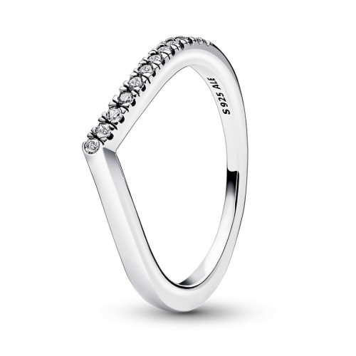 PANDORA Mod. TIMELESS WISH HALF SPARKLING RING