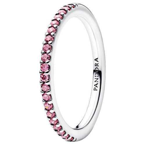 PANDORA Mod. SPARKLING PINK BAND RING