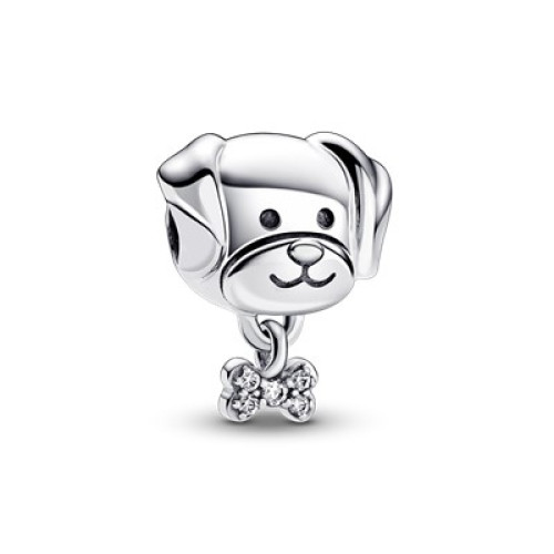 PANDORA JEWELRY Mod. PUPPY WITH BONE CHARM