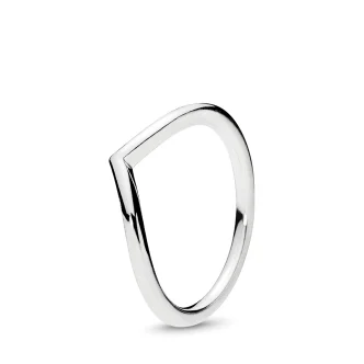 PANDORA Mod. POLISHED WISHBONE RING