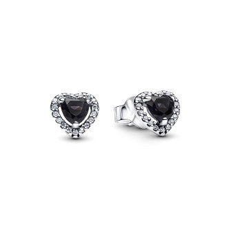 PANDORA JEWELRY Mod. ELEVATED HEART STUD EARRINGS
