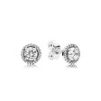 PANDORA Mod. ROUND SPARKLE STUD EARRINGS