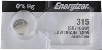 ENERGIZER BATTERY Ref. 315