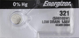 ENERGIZER BATTERY Ref. 321