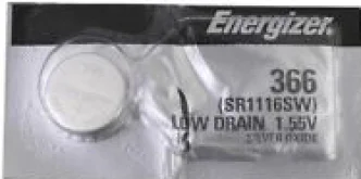 ENERGIZER BATTERY Ref. 366
