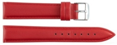 LEATHER Strap Red - 20mm