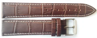 CROCO LOOK Brown - 22 mm