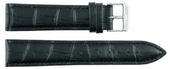 LEATHER Strap BLACK - 22mm